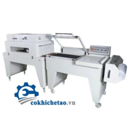 Máy Co Màng Bán Tự Động, Máy Bọc Màng Co Hộp Bánh, Chai Nước Hoa